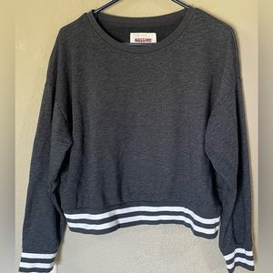Mossimo - Dark Gray Crop Top Sweater - XL- Casual Loungewear